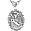 Irish Coat of Arms Jewelry Oval Necklace