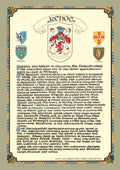 Kehoe Family Crest Parchment