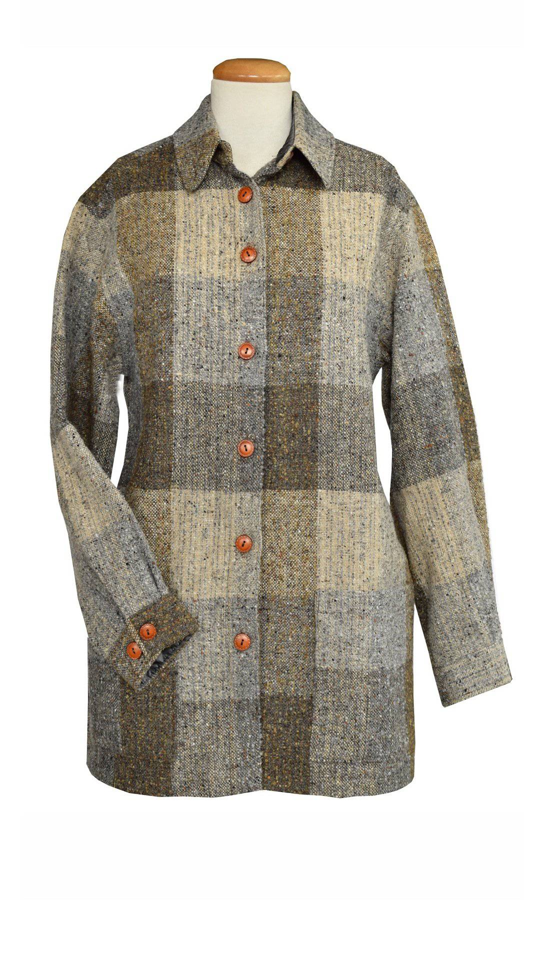 Studio Donegal Ladies Tweed Shirt Jacket