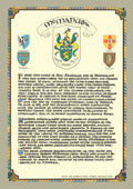 McManus Family Crest Parchment