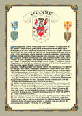 O'Toole Family Crest Parchment