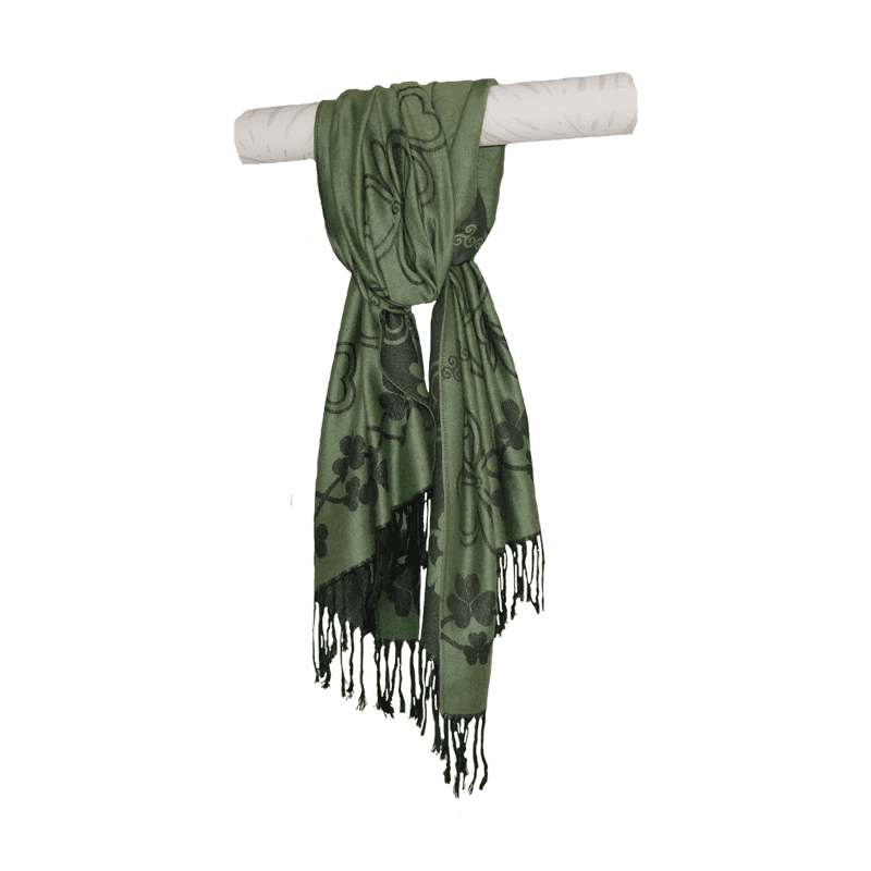 Pashmina scarf shamrock gifts of ireland