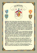 Quinlan Family Crest Parchment