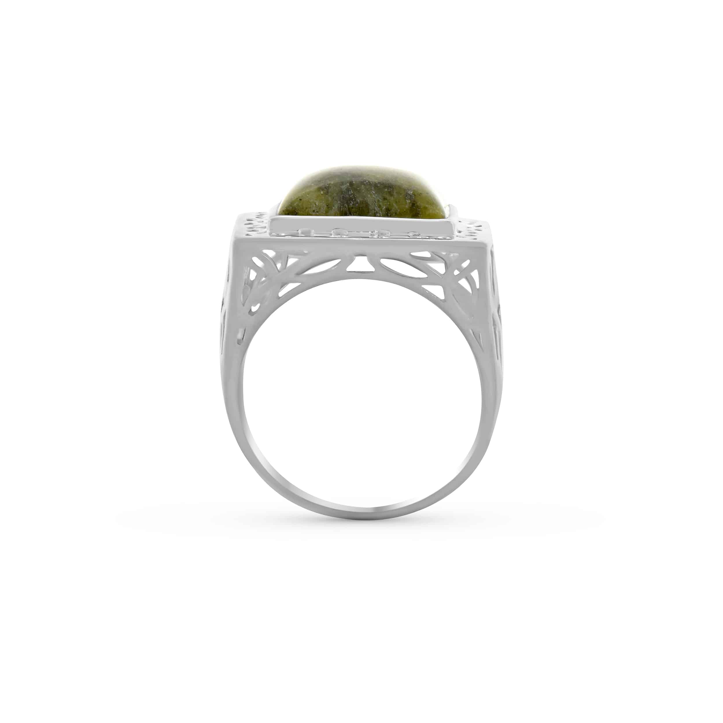 Connemara Marble Square Ring