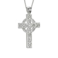 Very Large Sterling Silver Heavy Large Celtic Cross