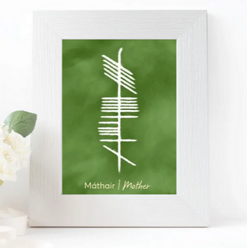 Ogham Print Mothers Day