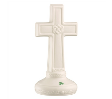 Belleek Celtic High Cross With Trinity Knot