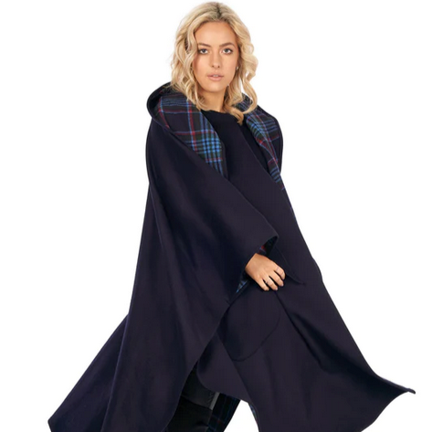 Jimmy Hourihan Long Cape with Convertible Hood