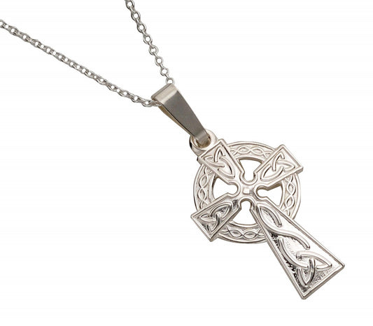 Sterling Silver Celtic Cross Necklace