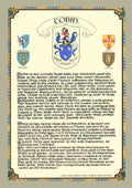 Tobin Family Crest Parchment