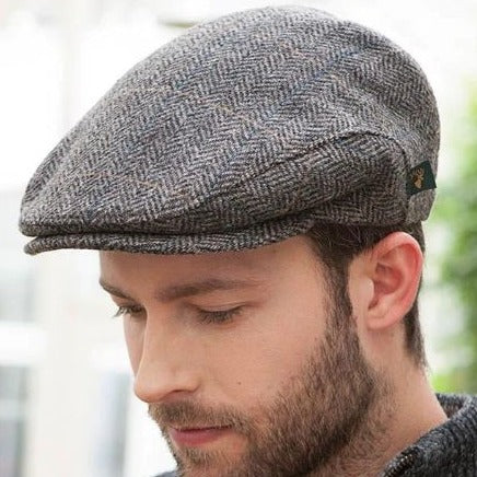 Mucros Grey Herringbone Cap