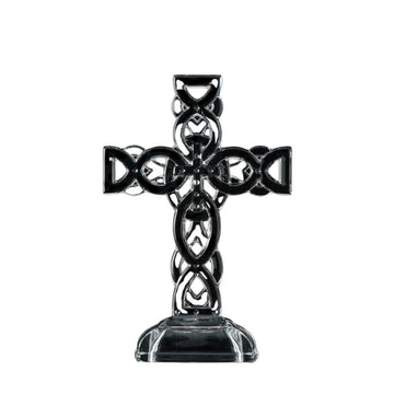 Galway Crystal Celtic Cross Ornament