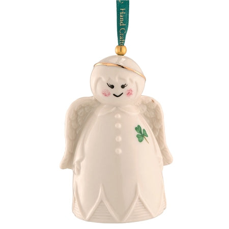 Belleek Angel Bell Christmas Ornament