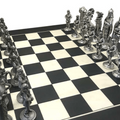 Mullingar Pewter Medieval Chess Set