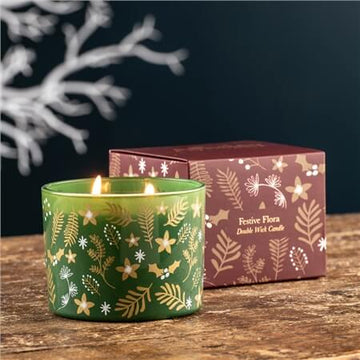 Belleek Aynsley Festive Flora Candle - Myhr and Tonka