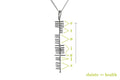 Silver Ogham 'Health' Pendant