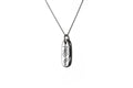 Carved Silver Ogham 'Love' Pendant