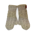 Oatmeal Aran Wool Gloves