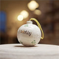 Belleek Personalized Christmas Bauble