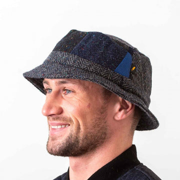 Irish Walking Hat Patch Blue Tones