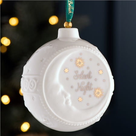 Belleek Silent Night Bauble