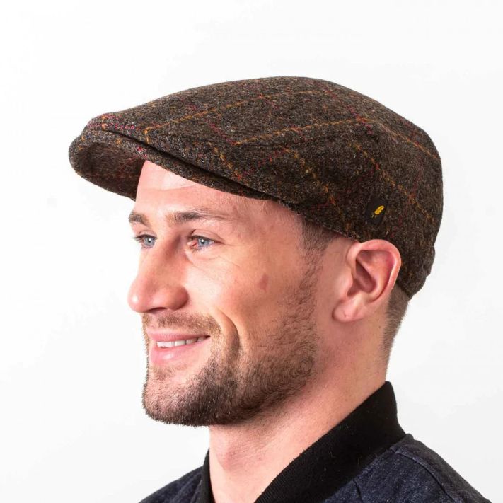 Dubliner Brown Check Cap