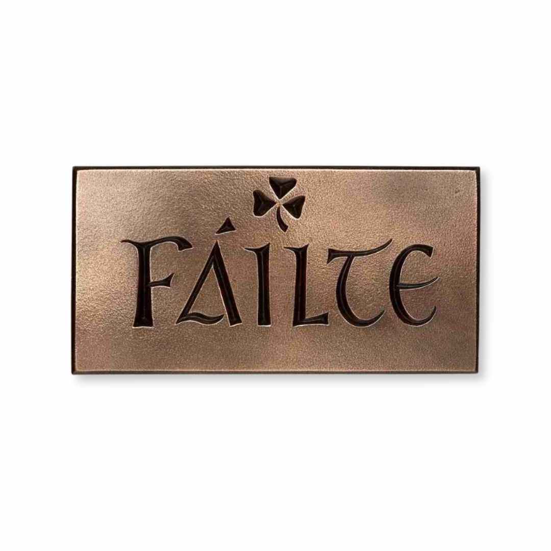 Wild Goose "Fáilte" (Welcome) Bronze Wall Plaque